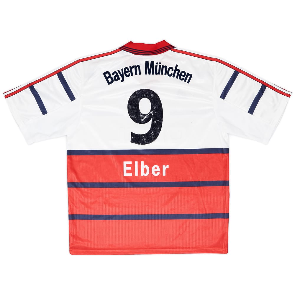 1998-00 Bayern Munich Away Shirt Elber #9 - 5/10 - (L)