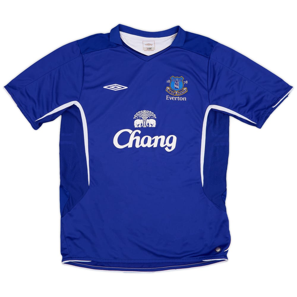 2005-06 Everton Home Shirt - 8/10 - (L)