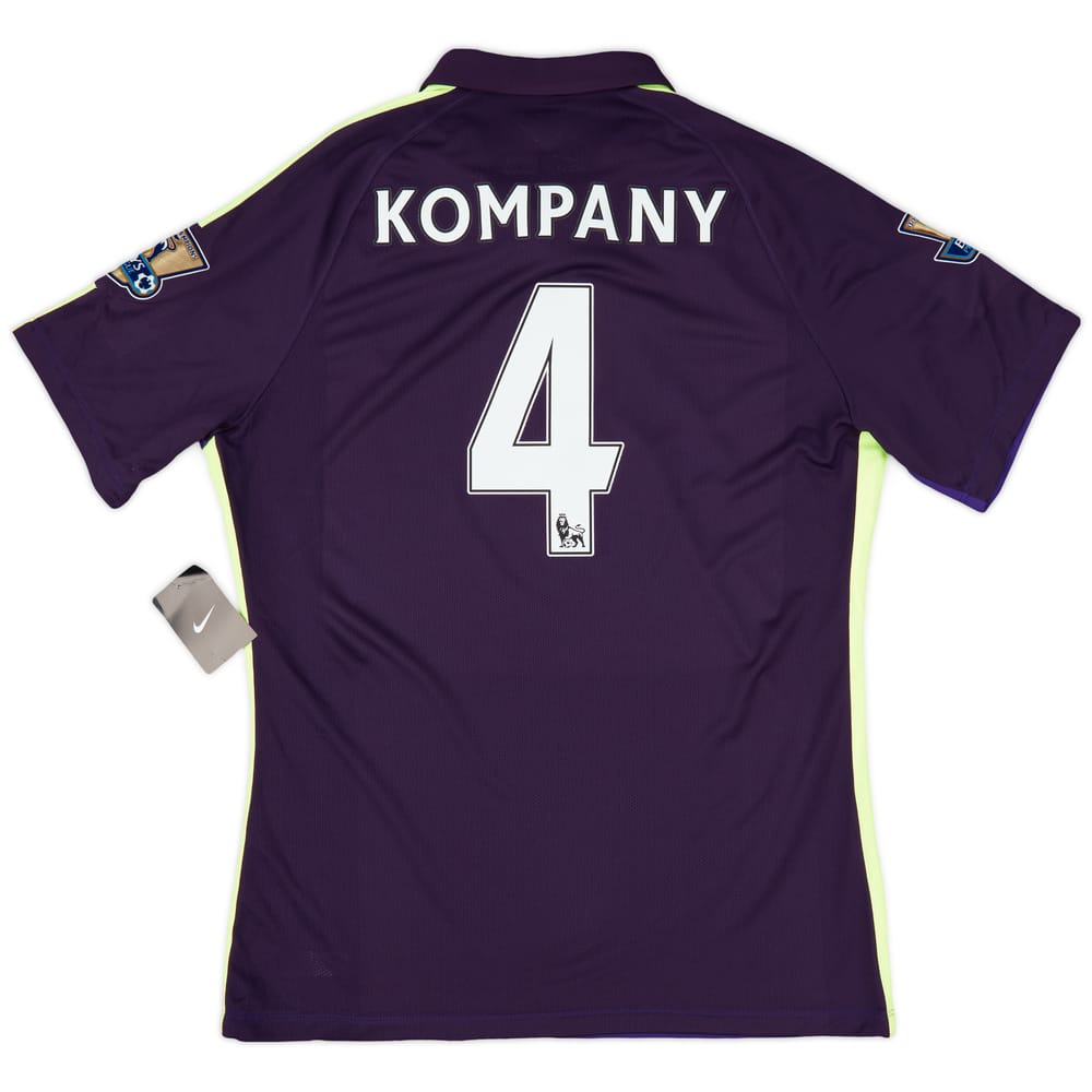 2014-15 Manchester City Player Issue Third Shirt Kompany #4 (XL)