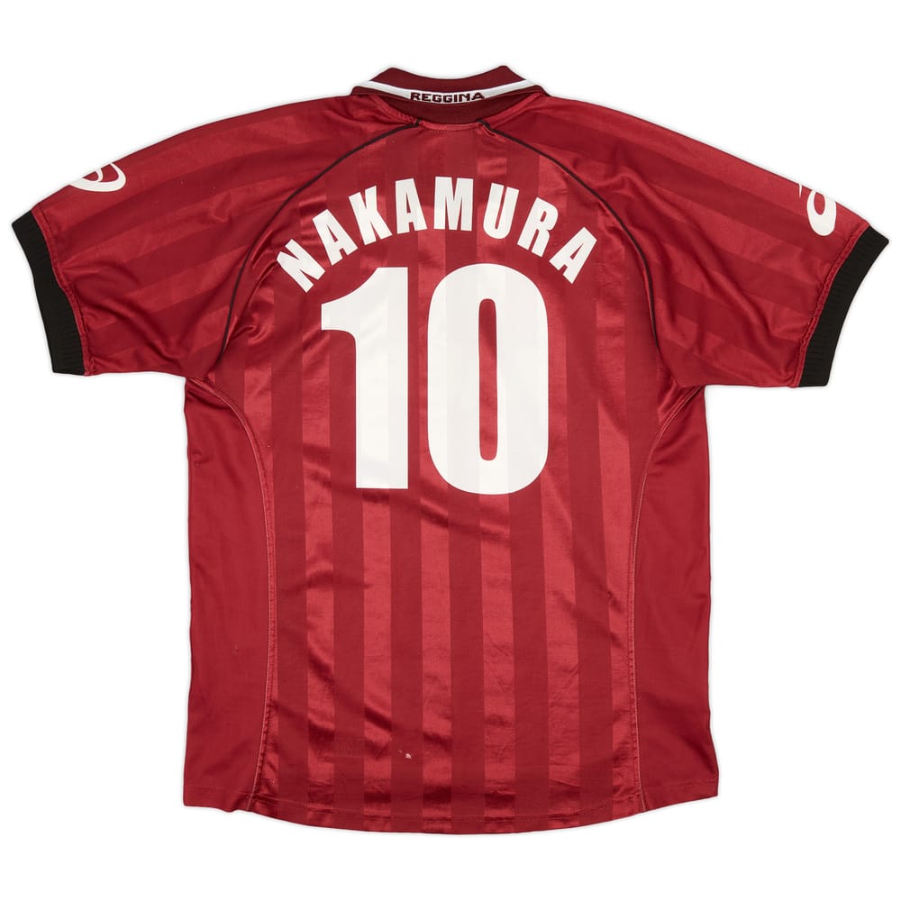 2002-03 Reggina Home Shirt Nakamura #10 - 6/10 - (L)
