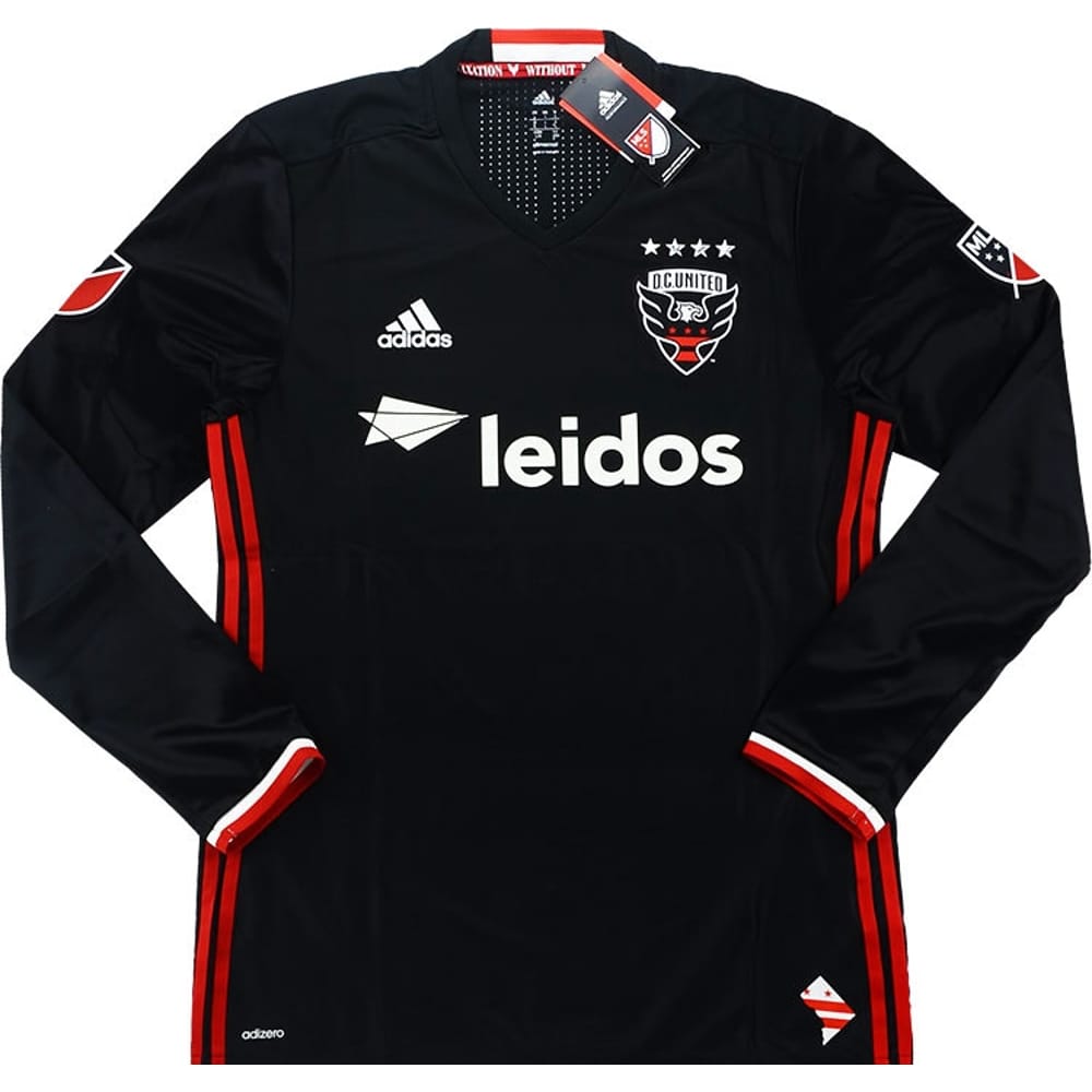 2016-17 DC United Player Issue Authentic Home L/S Shirt - NEW