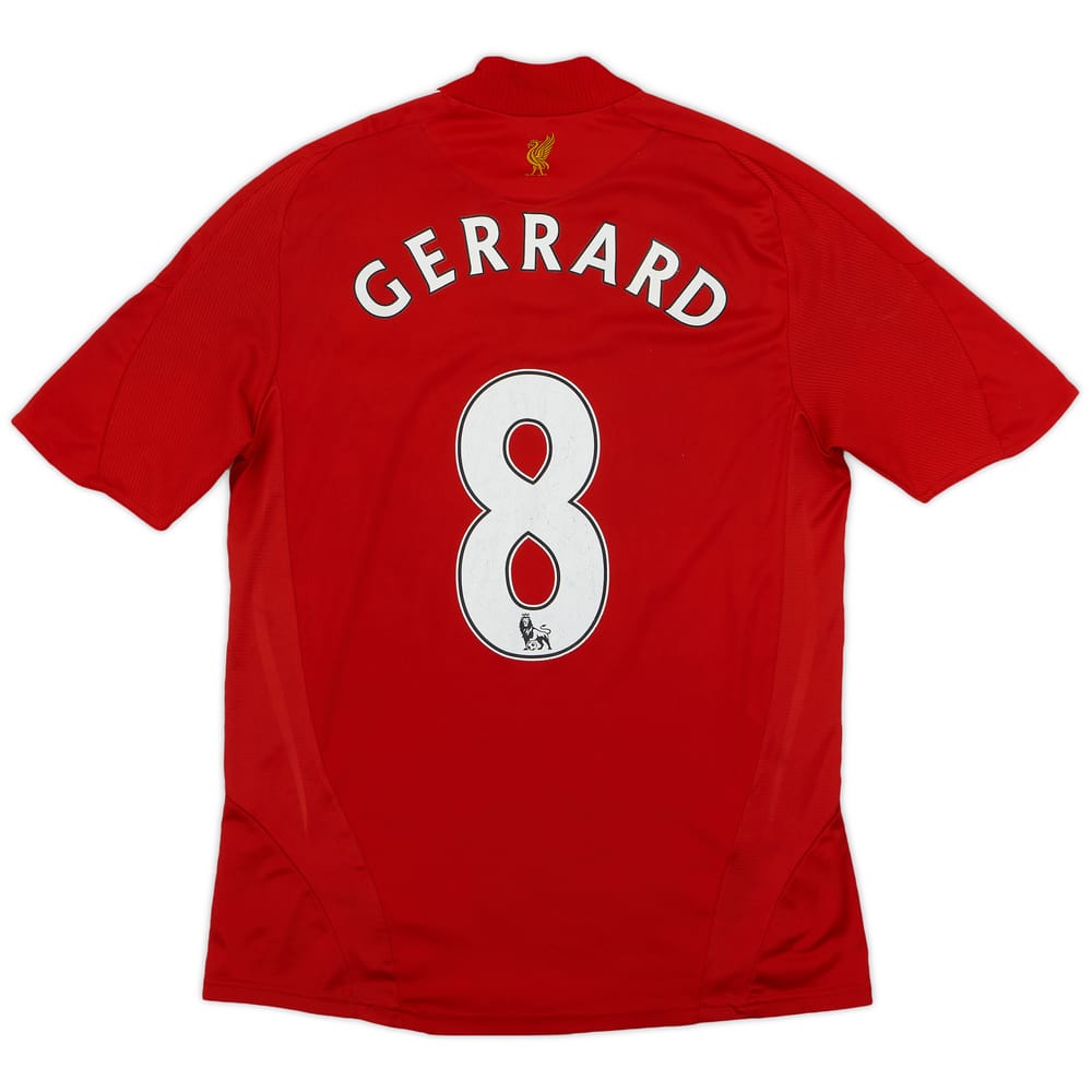 2008-10 Liverpool Home Shirt Gerrard #8 - 6/10 - (S)