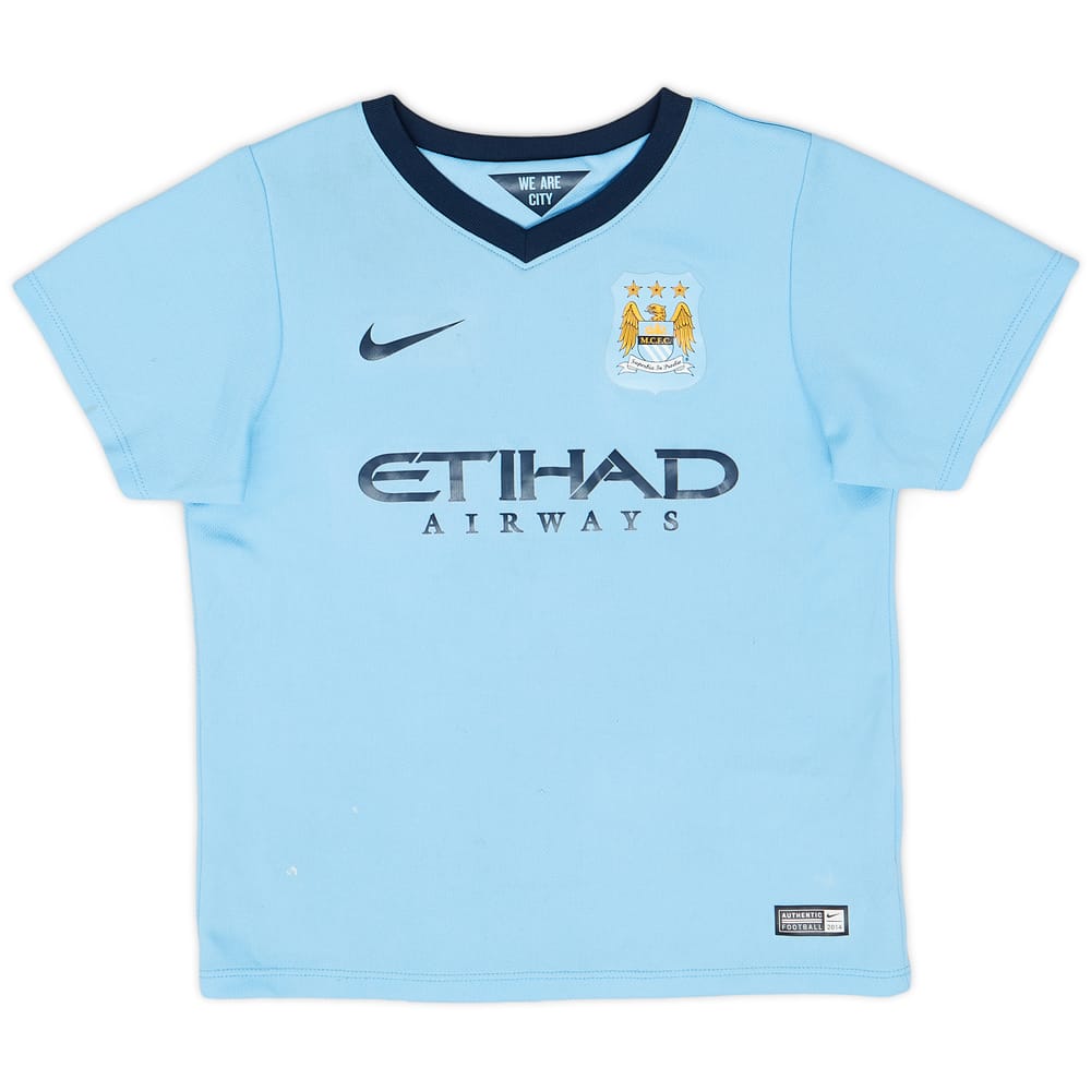 2014-15 Manchester City Home Shirt - 8/10 - (3-4Y)