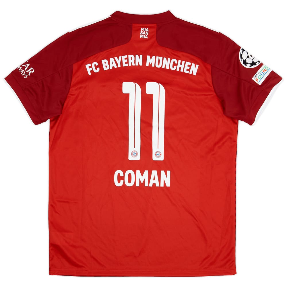 2021-22 Bayern Munich Home Shirt Coman #11 (L)