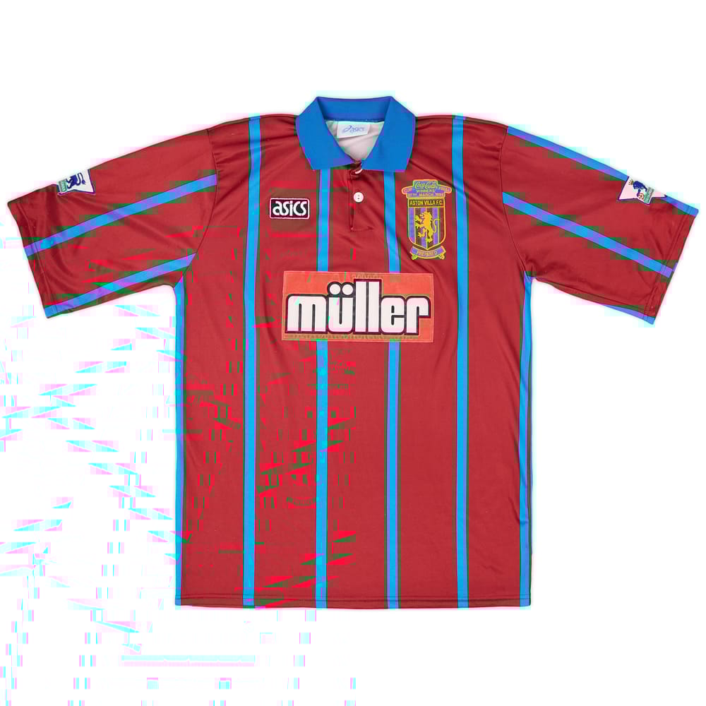1993-95 Aston Villa 'Coca Cola Cup Final Winners' Home Shirt - 9/10 - (L)