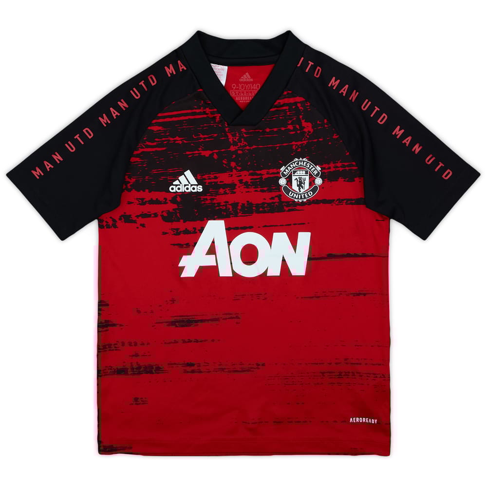 2020-21 Manchester United adidas Training Shirt - 7/10 - (S.Boys)