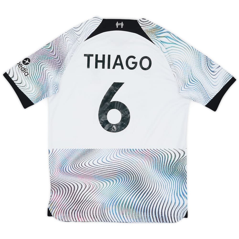 2022-23 Liverpool Away Shirt Thiago #6 - 6/10 - (XL.Boys)