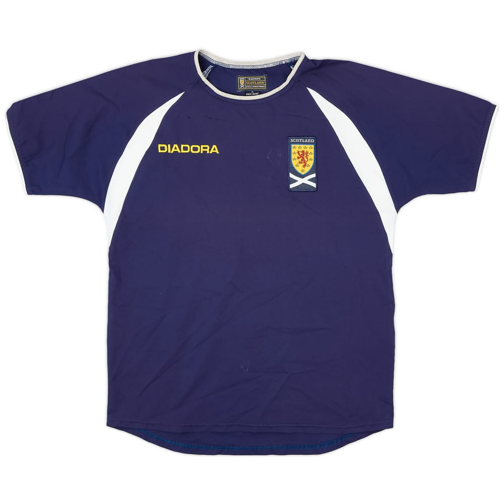 2003-05 Scotland Home Shirt - 8/10 - (L.Boys)