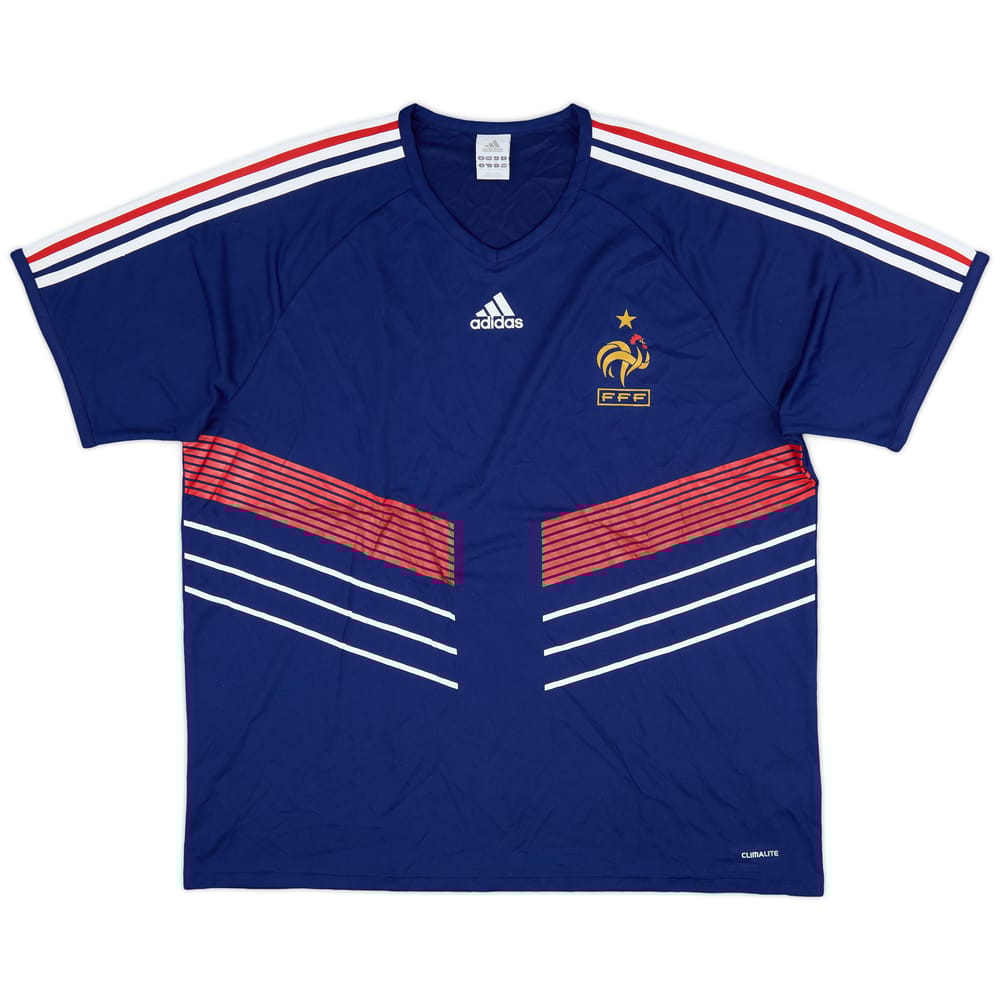 2009-10 France Basic Home Shirt - 9/10 - (XXL)