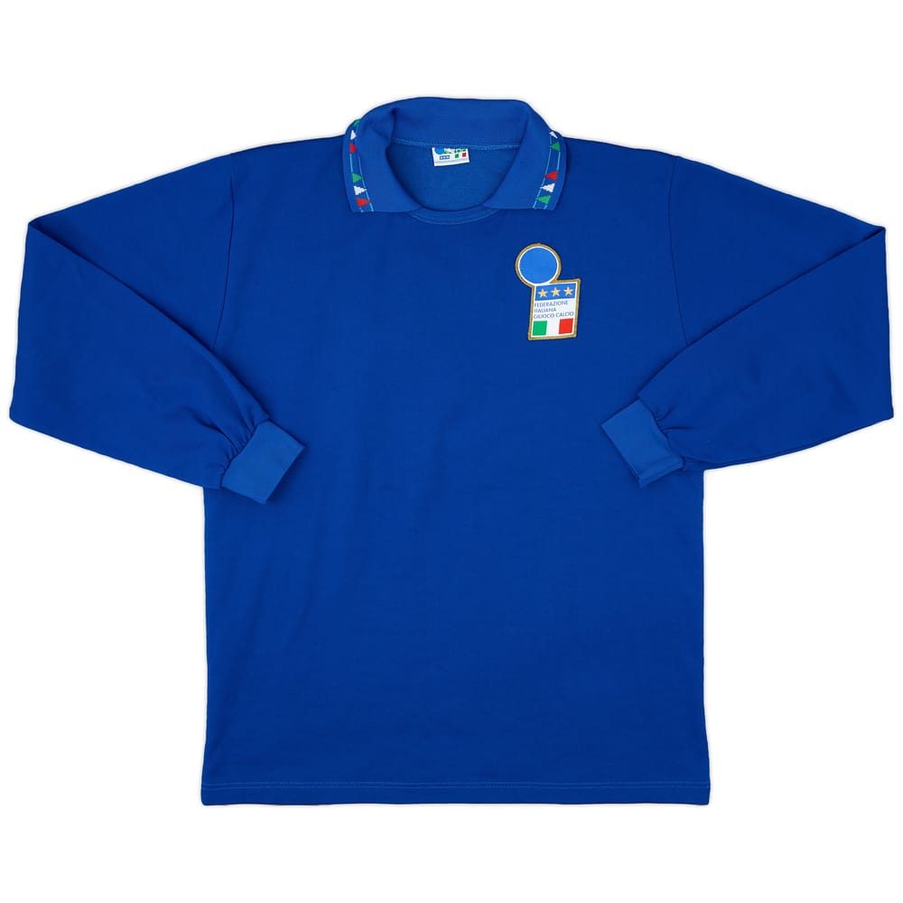 1992-93 Italy Home L/S Shirt #3 - 9/10 - (L)