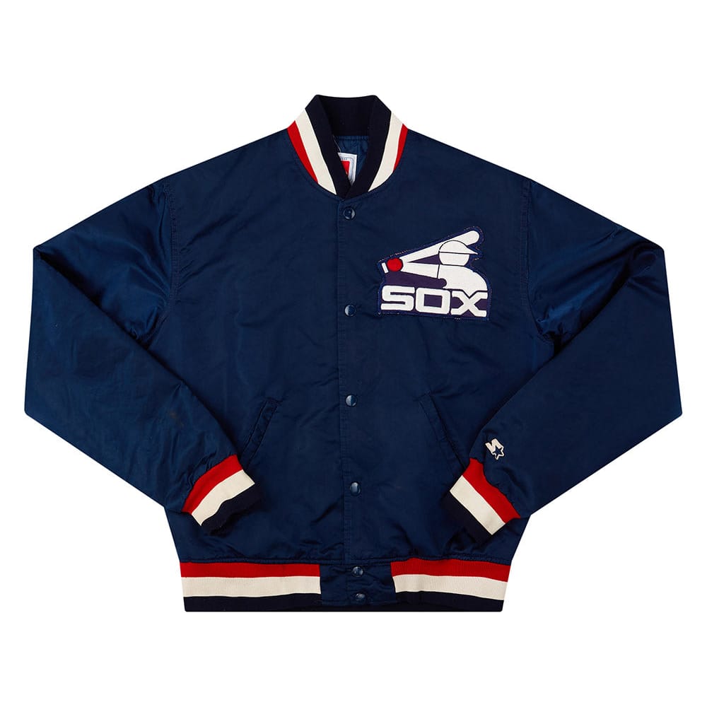 1980s Chicago White Sox Starter Satin Varsity Jacket M