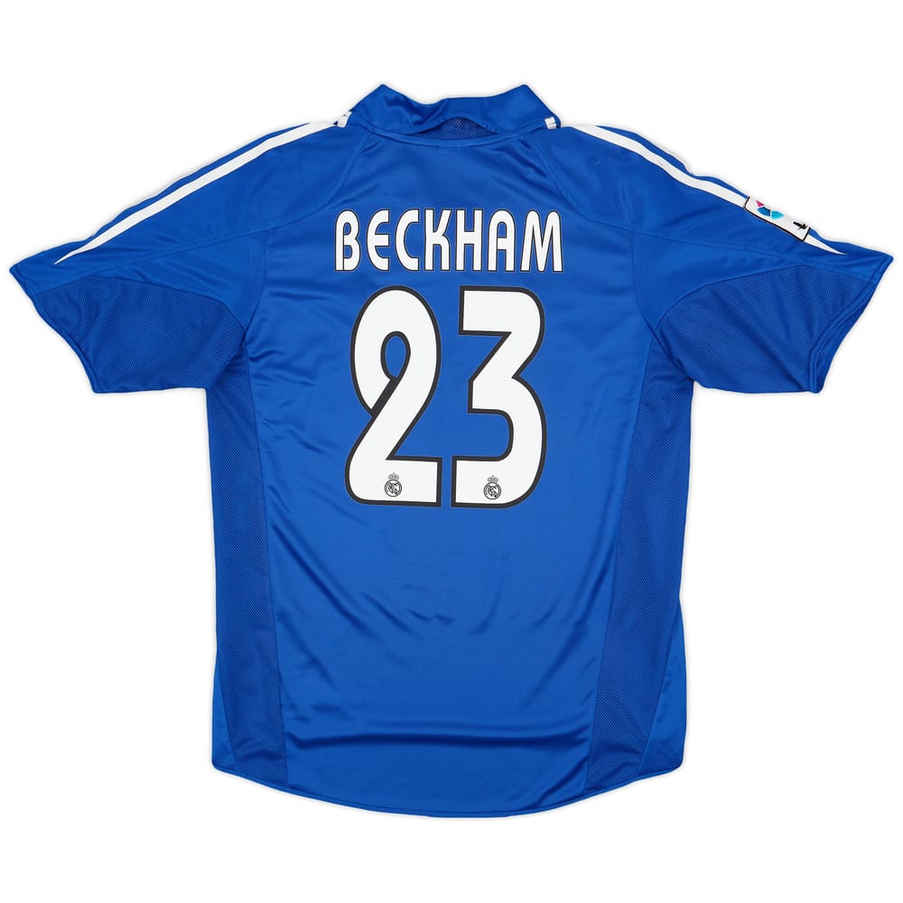 2004-05 Real Madrid Third Shirt Beckham #23 - 6/10 - (S)