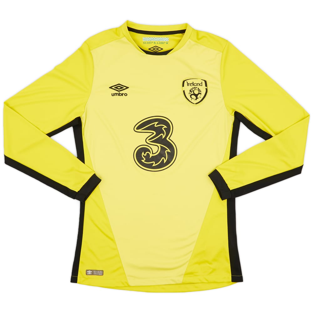 2012-13 Ireland Umbro Training L/S Shirt - 9/10 - (S)