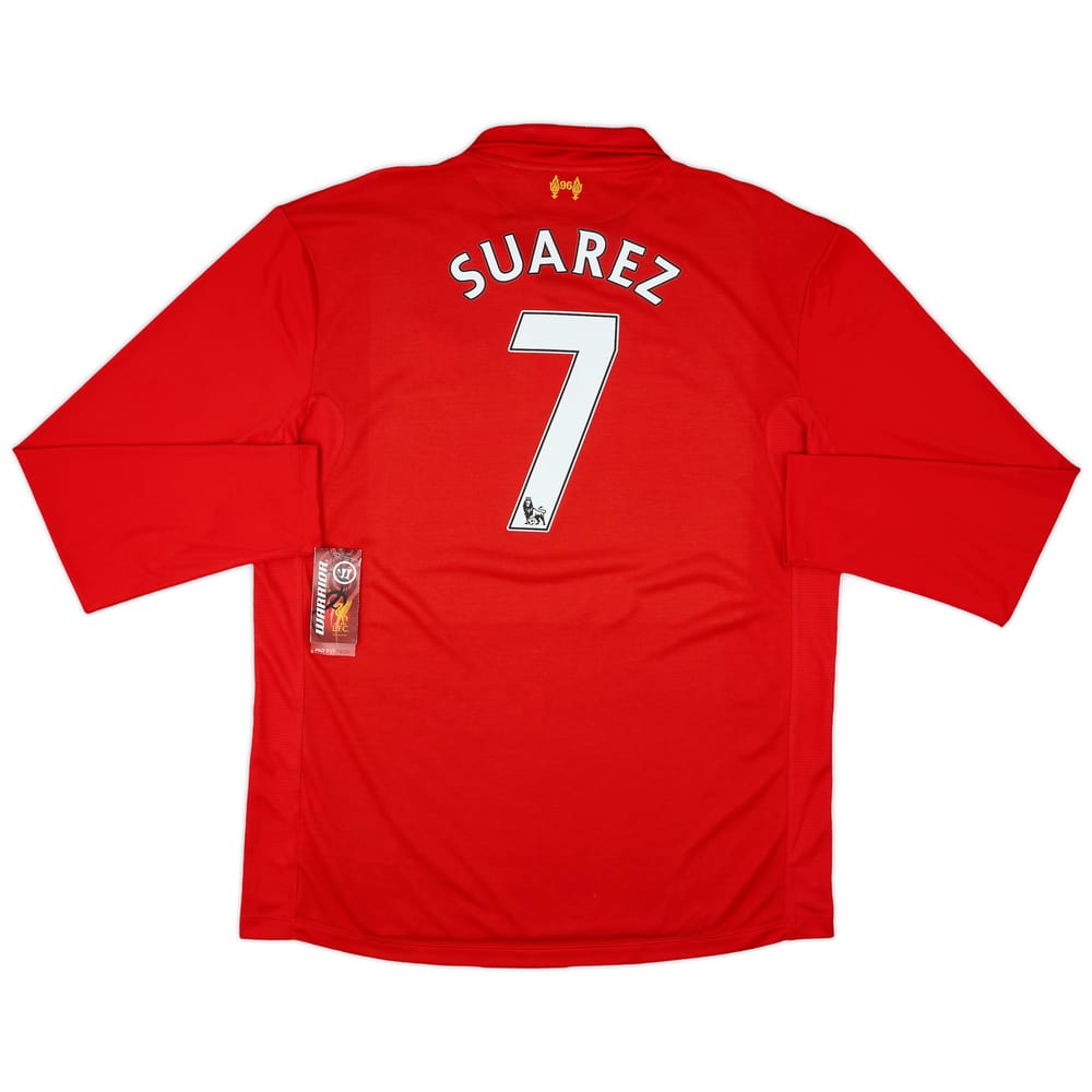 2012-13 Liverpool Home L/S Shirt Suarez #7 (XXL)