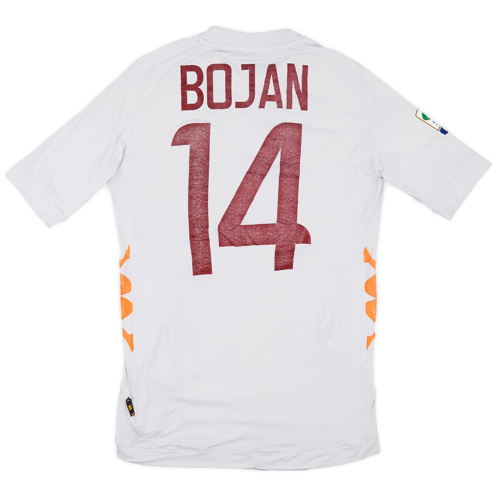 2011-12 Roma Match Issue Away Shirt Bojan #14