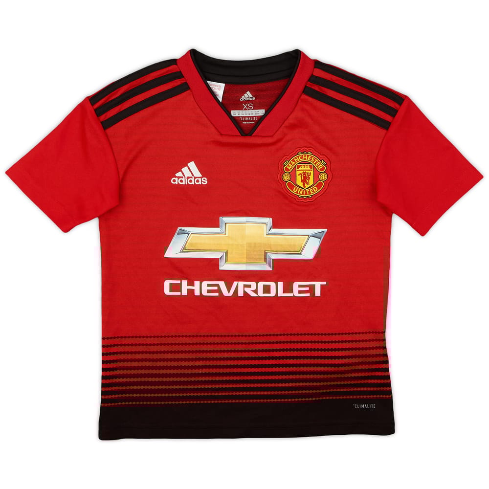 2018-19 Manchester United Home Shirt - 8/10 - (7-8 Years)