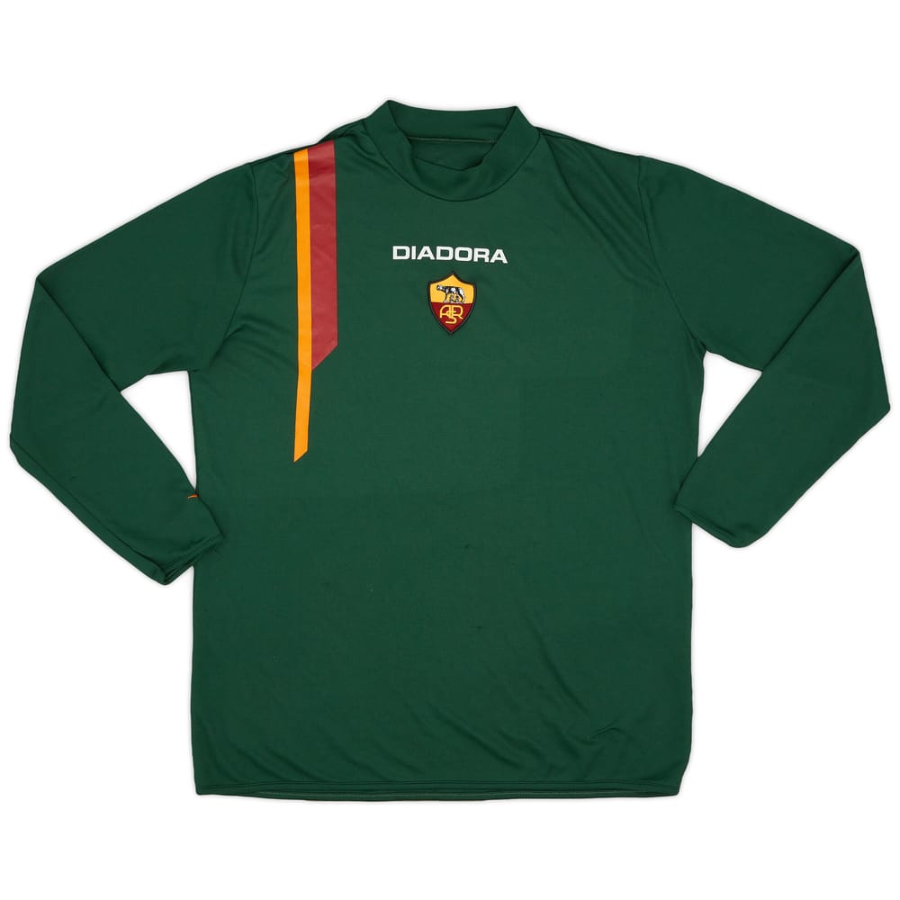 2004-05 Roma Diadora Training L/S Shirt - 7/10 - (XXL)
