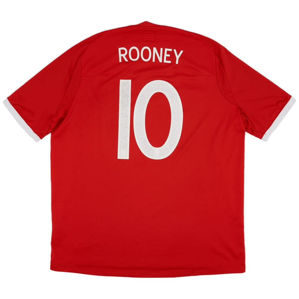 2010-11 England Away Shirt Rooney #10 - 7/10 - (XXL)