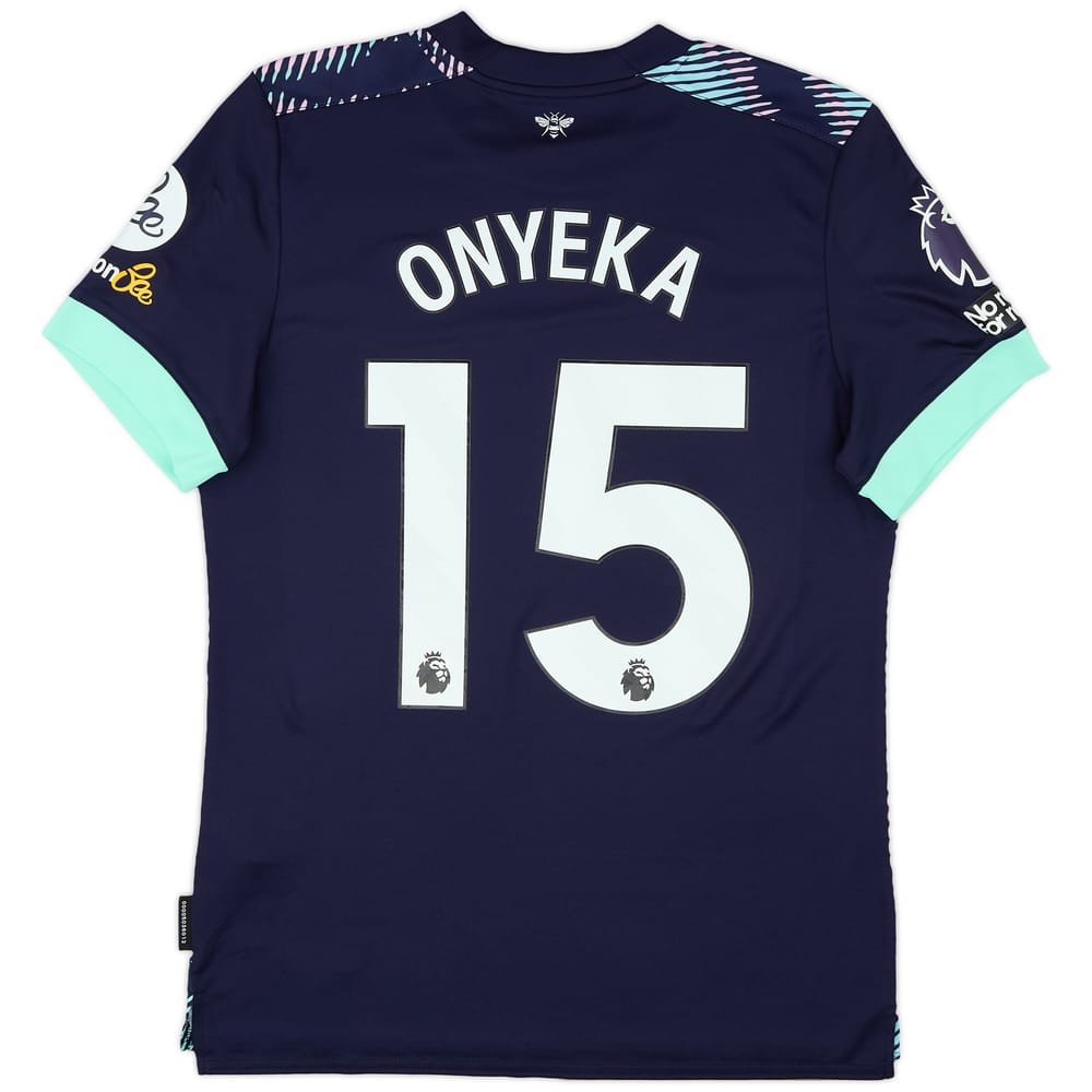 2023-24 Brentford Match Issue Third Shirt Onyeka #15