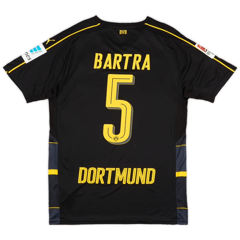 2016-17 Borussia Dortmund Away Shirt Bartra #5 - As New - (M)