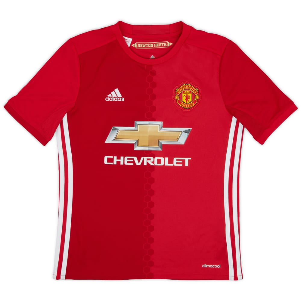 2016-17 Manchester United Home Shirt - 9/10 - (M.Boys)