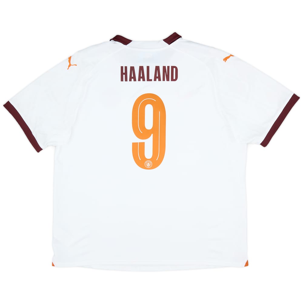 2023-24 Manchester City Away Shirt Haaland #9 (XXL)