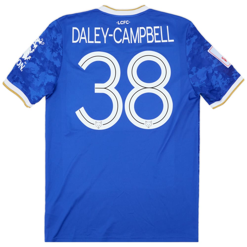 2021-22 Leicester Match Issue FA Cup Home Shirt Daley-Campbell #38