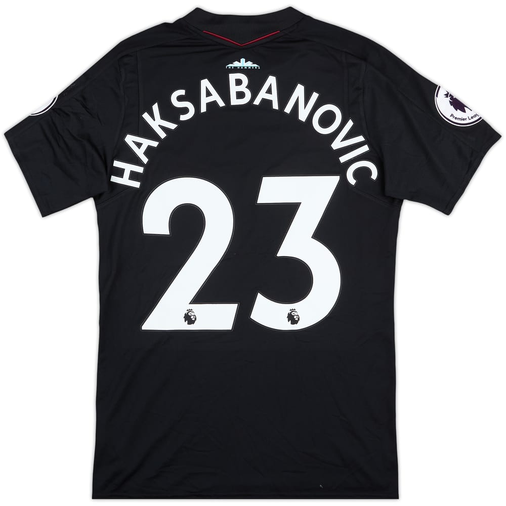 2017-18 West Ham Match Issue Away Shirt Haksabanovic #23
