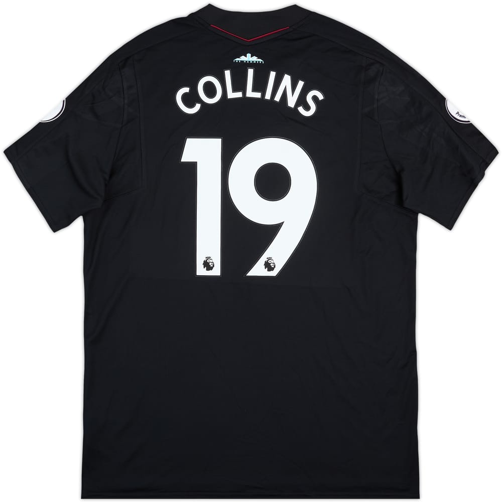 2017-18 West Ham Match Issue Away Shirt Collins #19