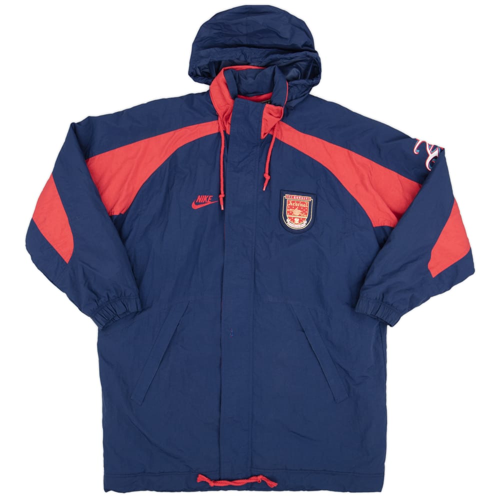 1994-96 Arsenal Nike Padded Bench Coat - 8/10 - (M)