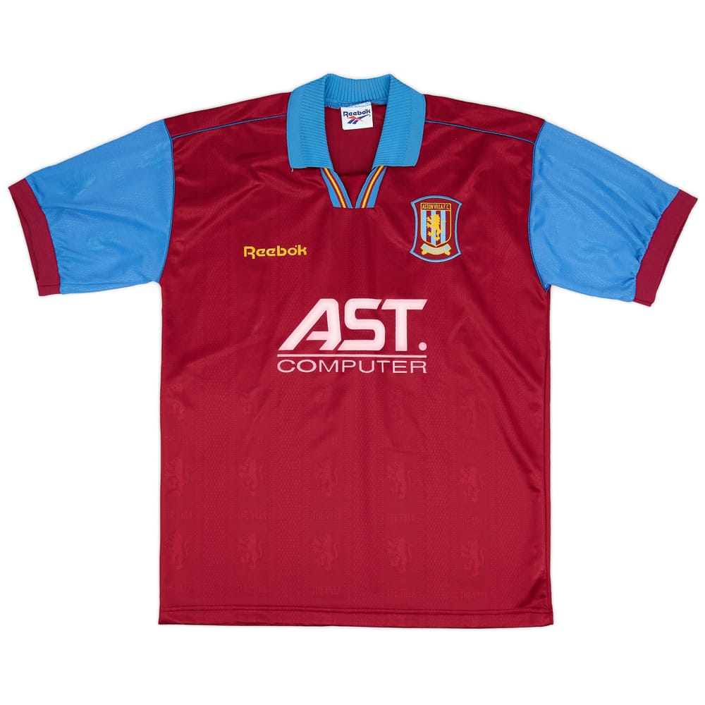 1995-97 Aston Villa Home Shirt - 8/10 - (L)