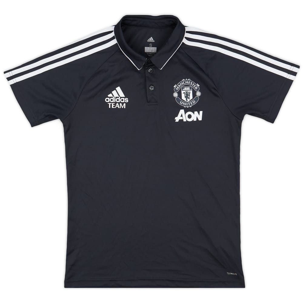 2017-18 Manchester United adidas Polo Shirt - 9/10 - (S)
