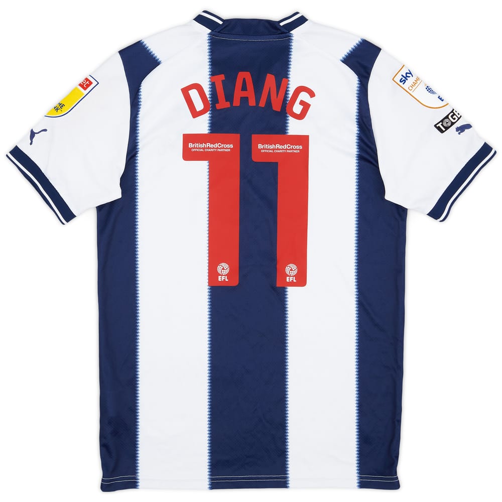 2022-23 West Brom Match Issue Home Shirt Diang #11