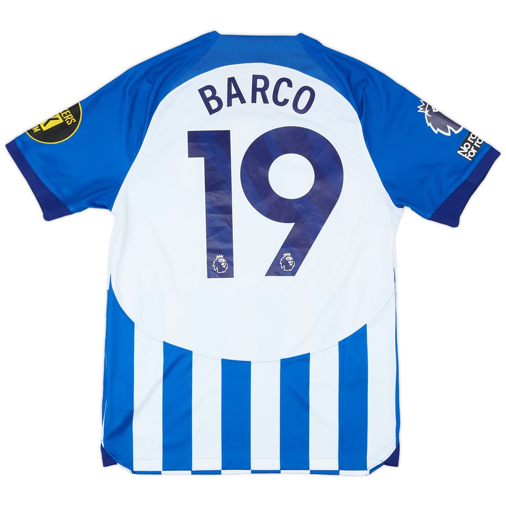 2023-24 Brighton Match Issue Home Shirt Barco #19