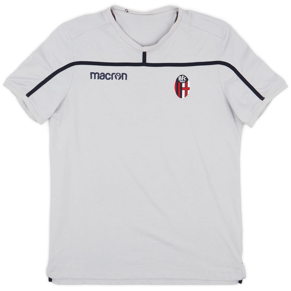 2018-19 Bologna Macron Cotton Tee - 9/10 - (M)