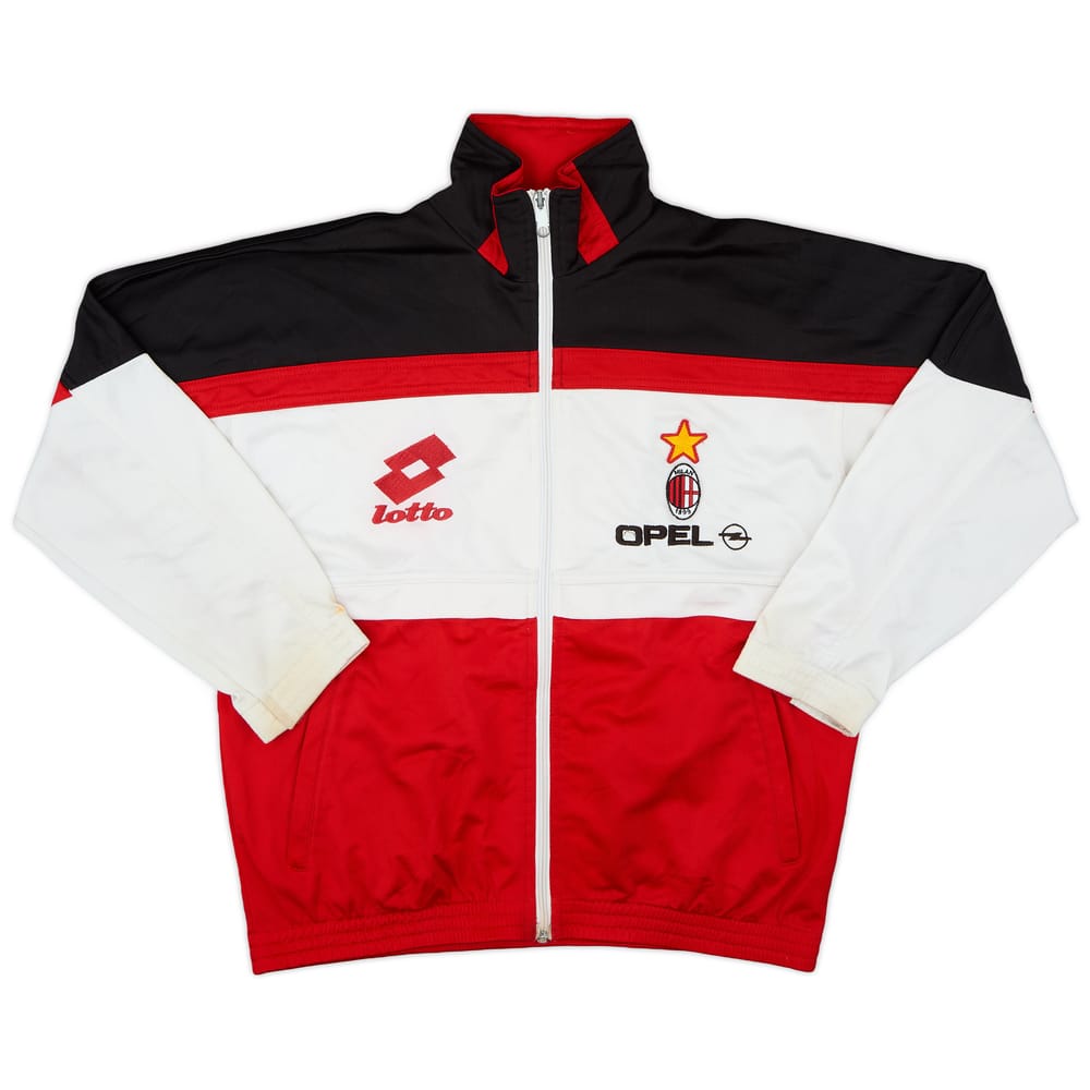 1996-97 AC Milan Lotto Track Jacket - 5/10 - (M)