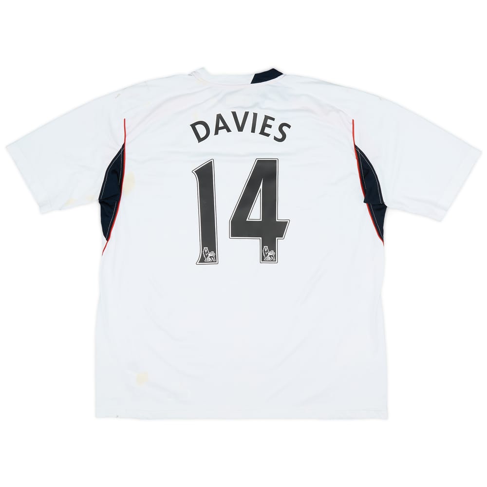 2007-08 Bolton Home Shirt Davies #14 - 6/10 - (XXL)