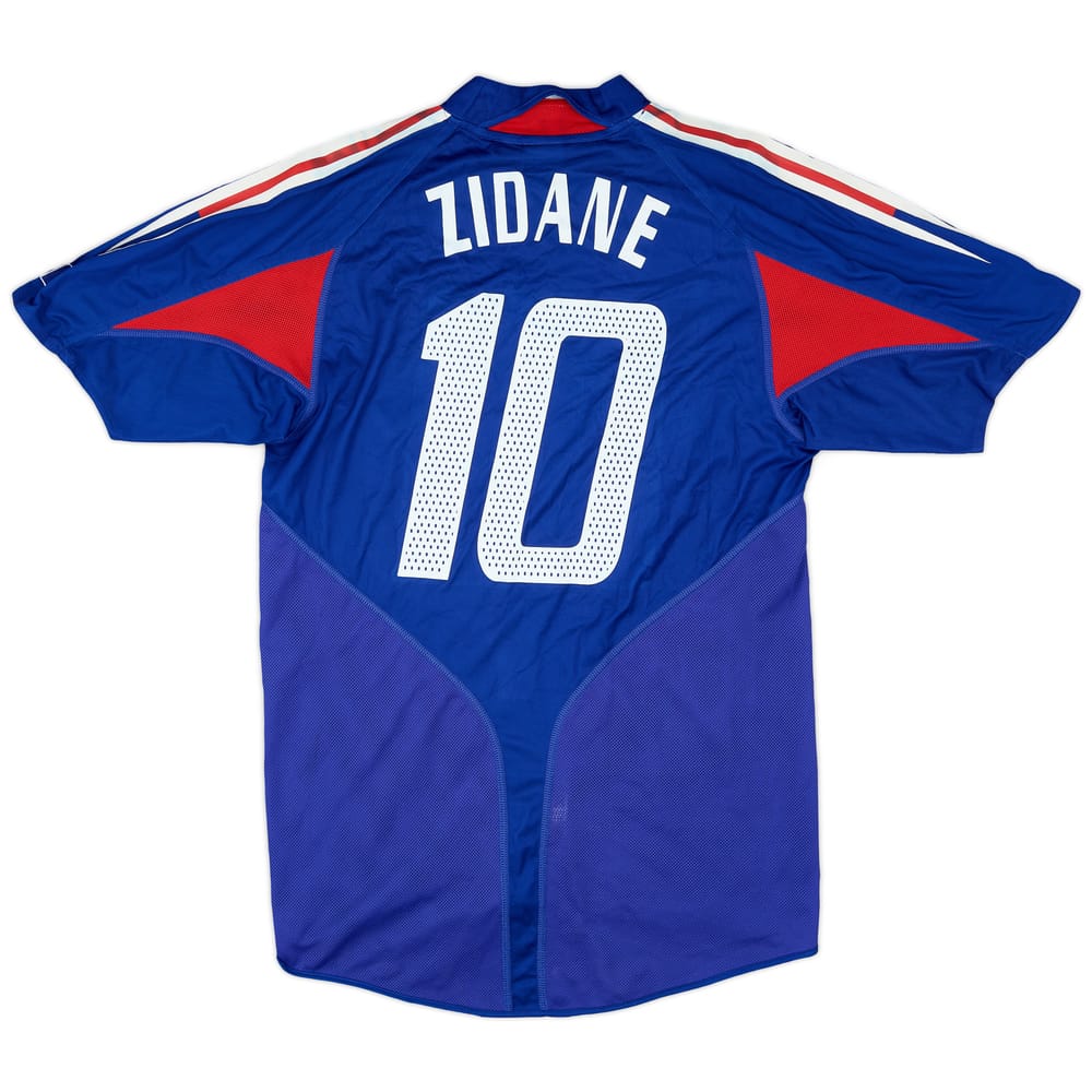 2004-06 France Home Shirt Zidane #10 - 8/10 - (S)