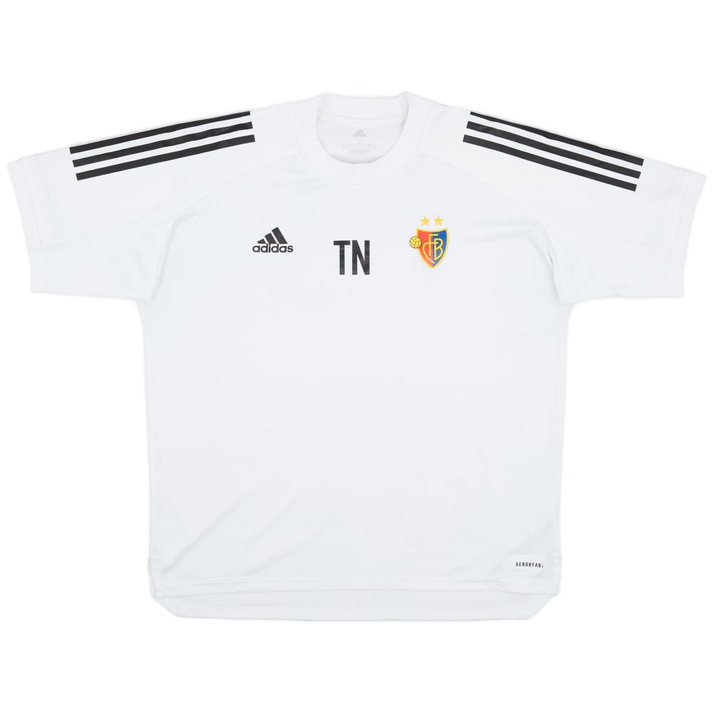 2020-21 Basel Staff Issue adidas Training Shirt 'TN' - 9/10 - (L)
