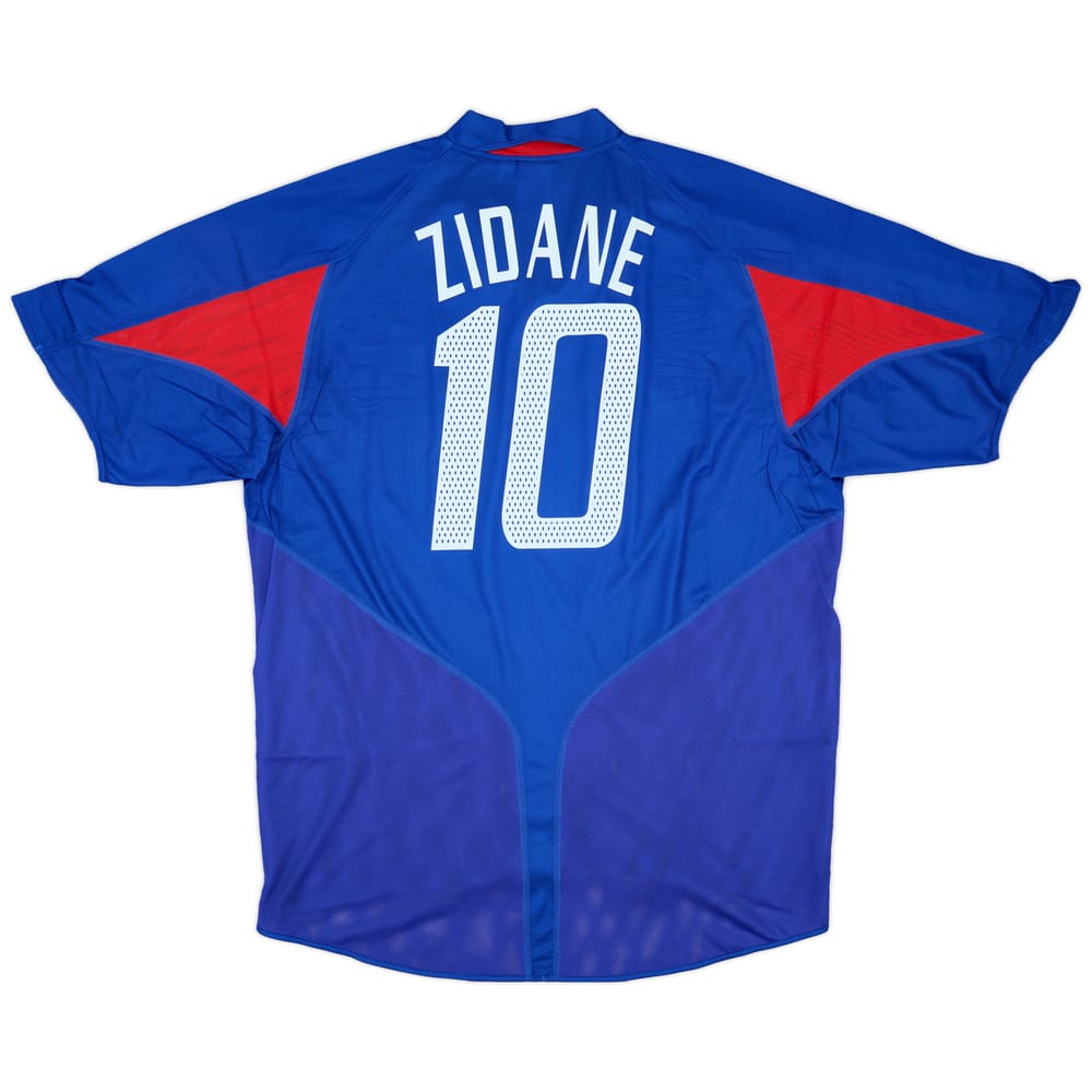 2004-06 France Home Shirt Zidane #10 (XL)
