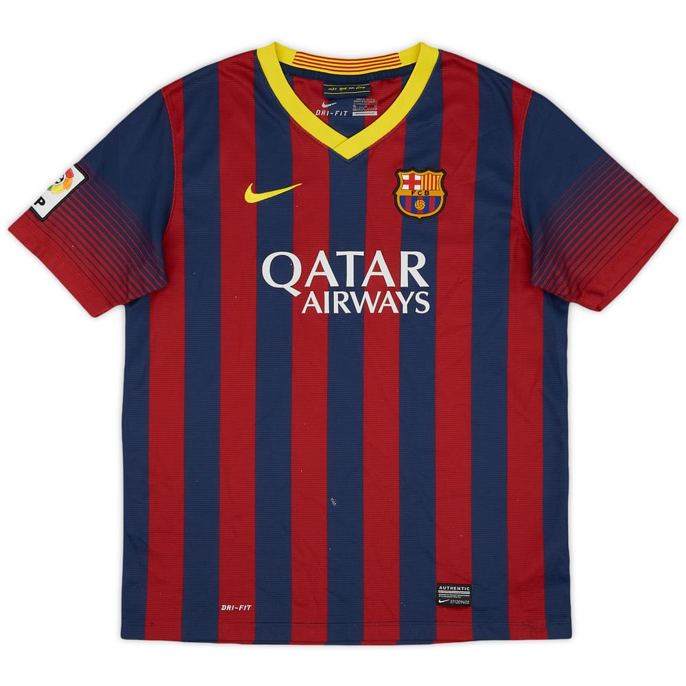 2013-14 Barcelona Home Shirt - 6/10 - (XL.Boys)