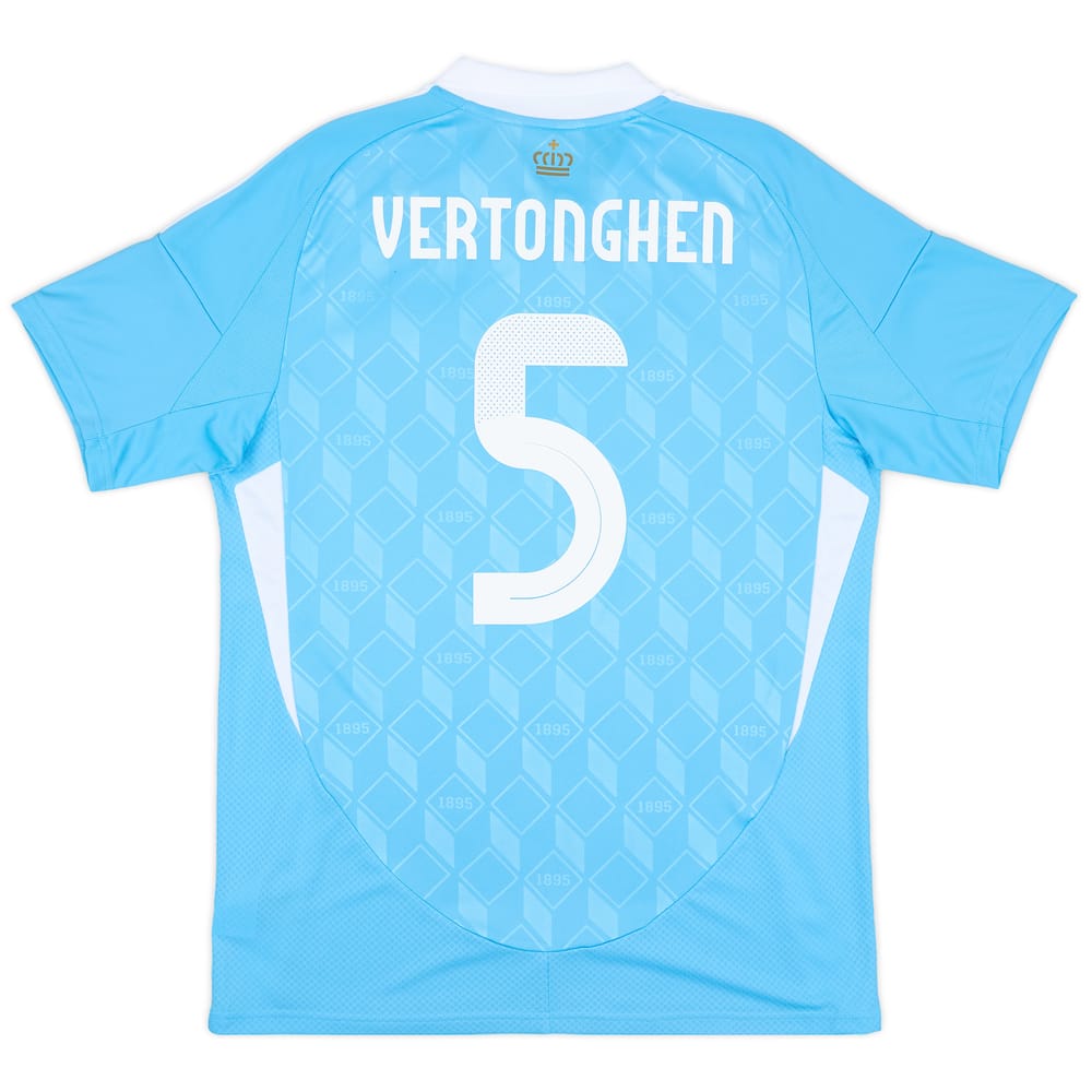 2024-25 Belgium Away Shirt Vertonghen #5