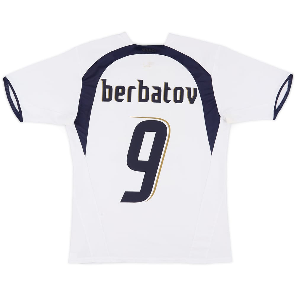 2006-07 Tottenham Home Shirt Berbatov #9 - 7/10 - (S)