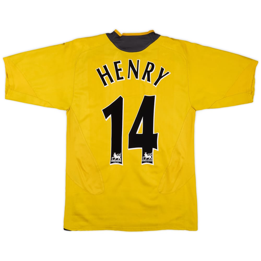 2005-06 Arsenal Away Shirt Henry #14 - 6/10 - (S)