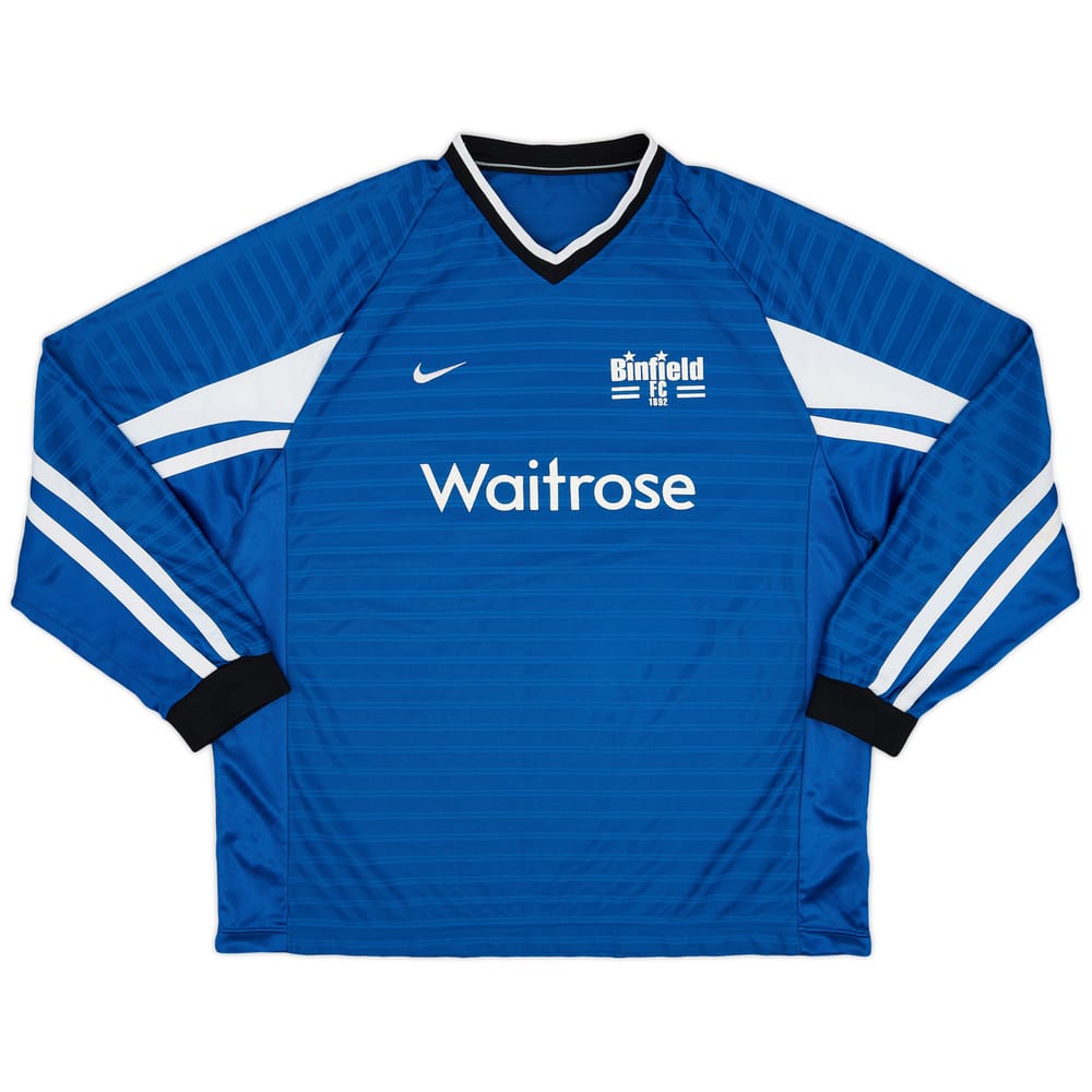 2001-02 Binfield Away L/S Shirt #14 - 8/10 - (XXL)
