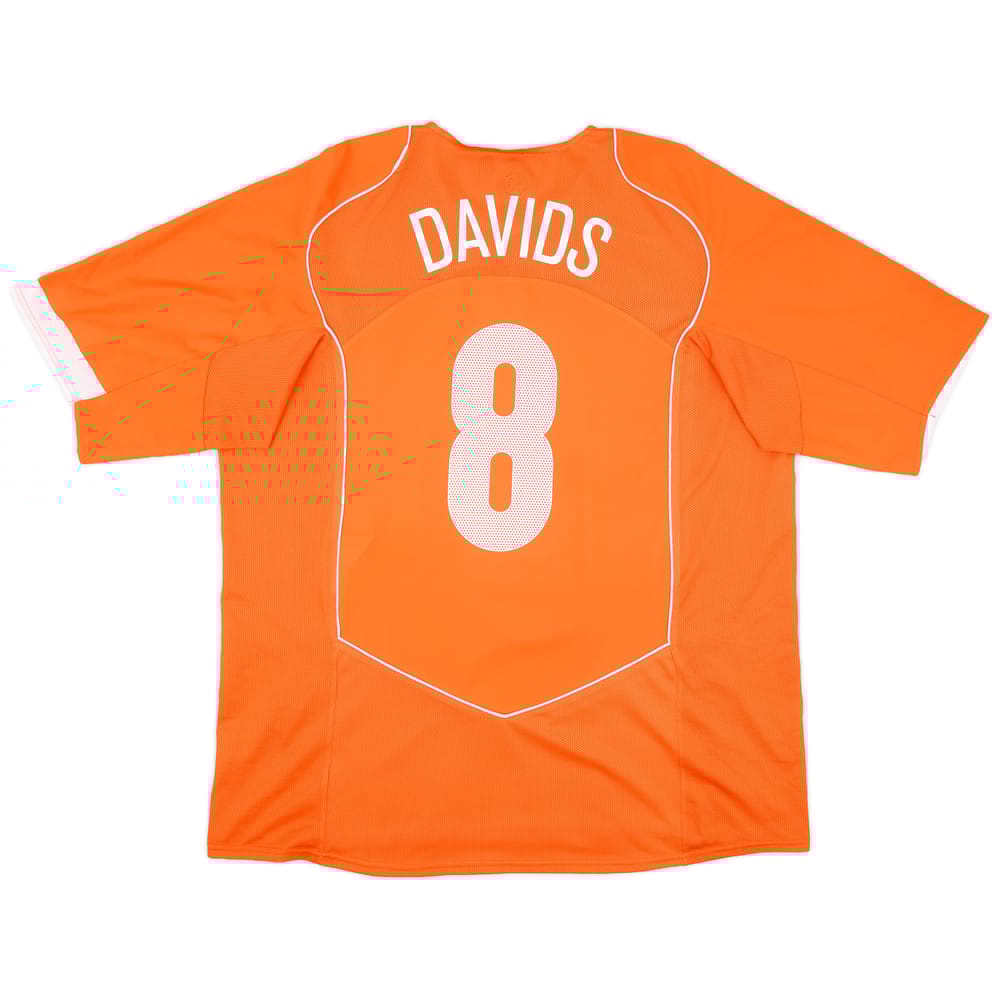 2004-06 Netherlands Home Shirt Davids #8 - 8/10 - (XXL)