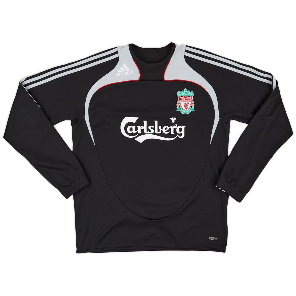 2008-09 Liverpool adidas Sweat Top - 9/10 - (M)