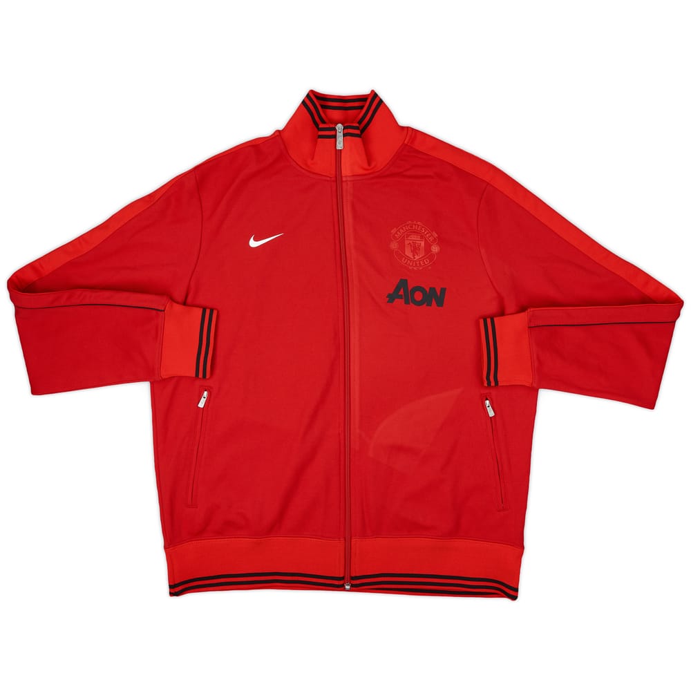 2013-14 Manchester United Nike Track Jacket - 8/10 - (XL)