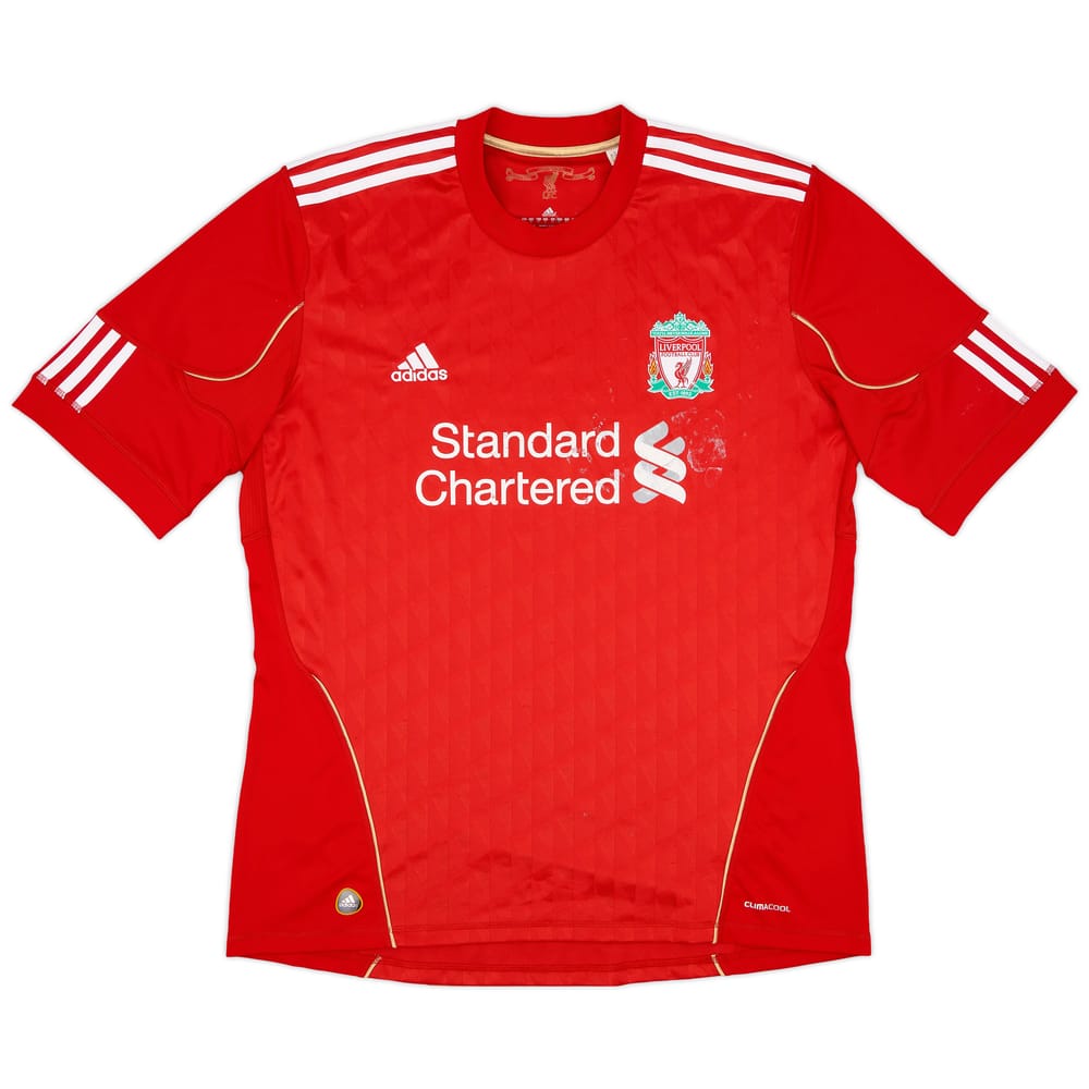 2010-12 Liverpool Home Shirt - 4/10 - (XL)
