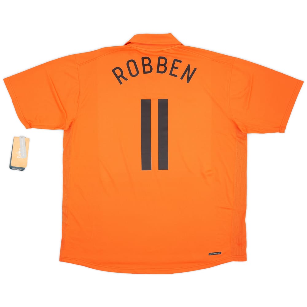 2006-08 Netherlands Home Shirt Robben #11 (XXL)